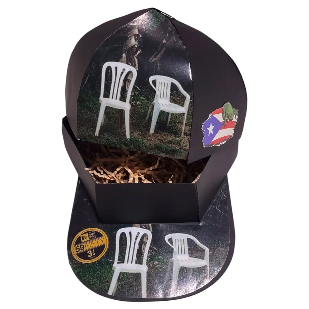 DTMF Bad Bunny Cap gift box, Hat Treat Gift Box